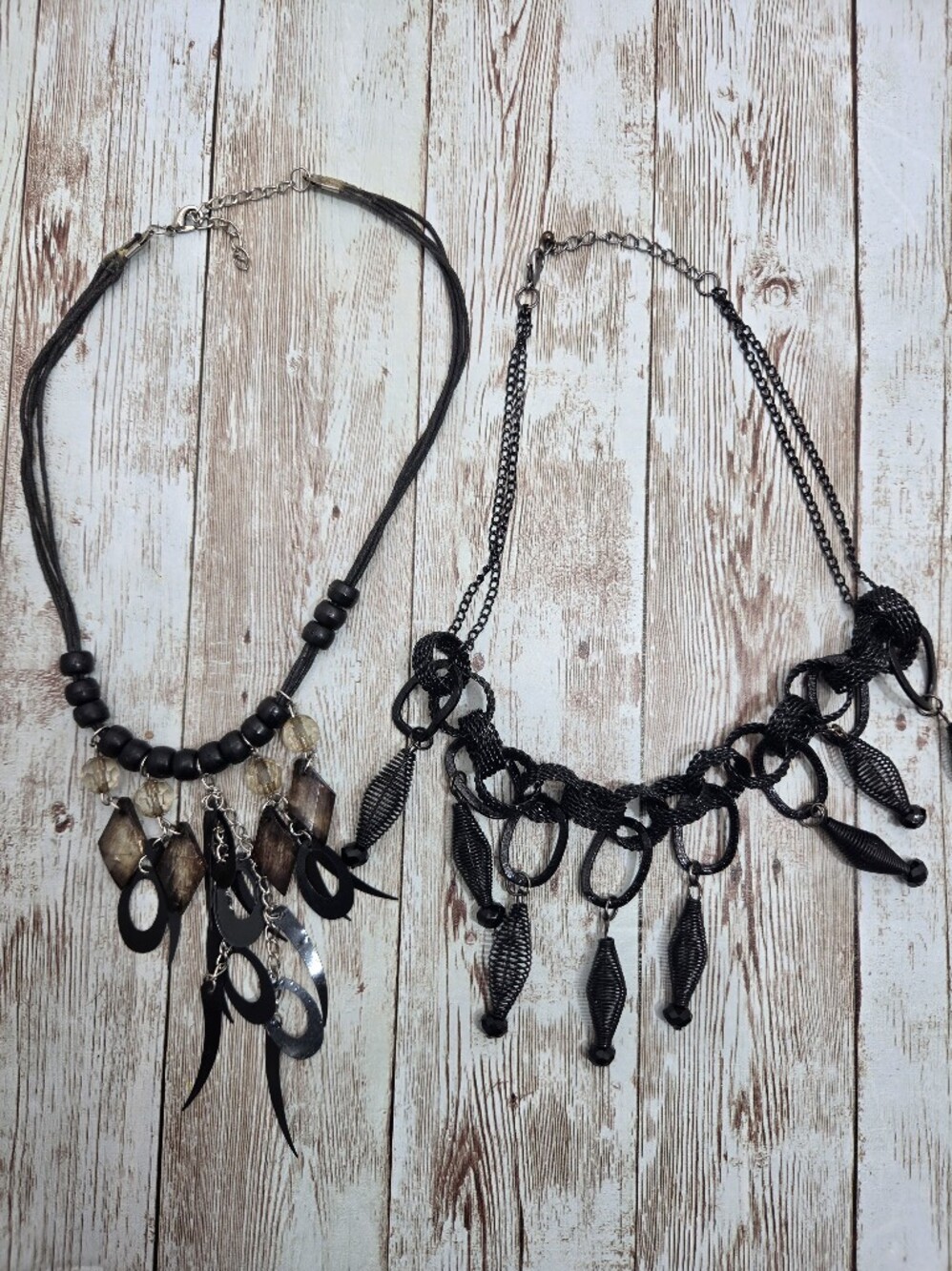 🥀 HUGE 50+ pc Whimsigoth Gothic Romantic Jewelry Lot Necklaces Bracelets Ear 🖤 - Picture 14 of 16
